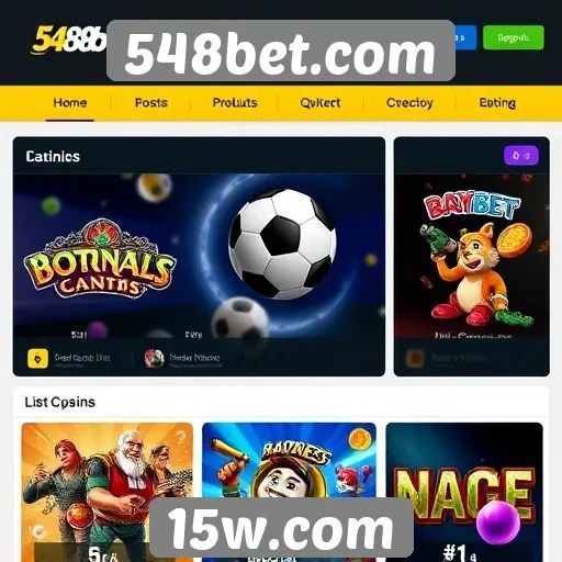 Exploração das opções de jogos disponíveis na 548bet.com
